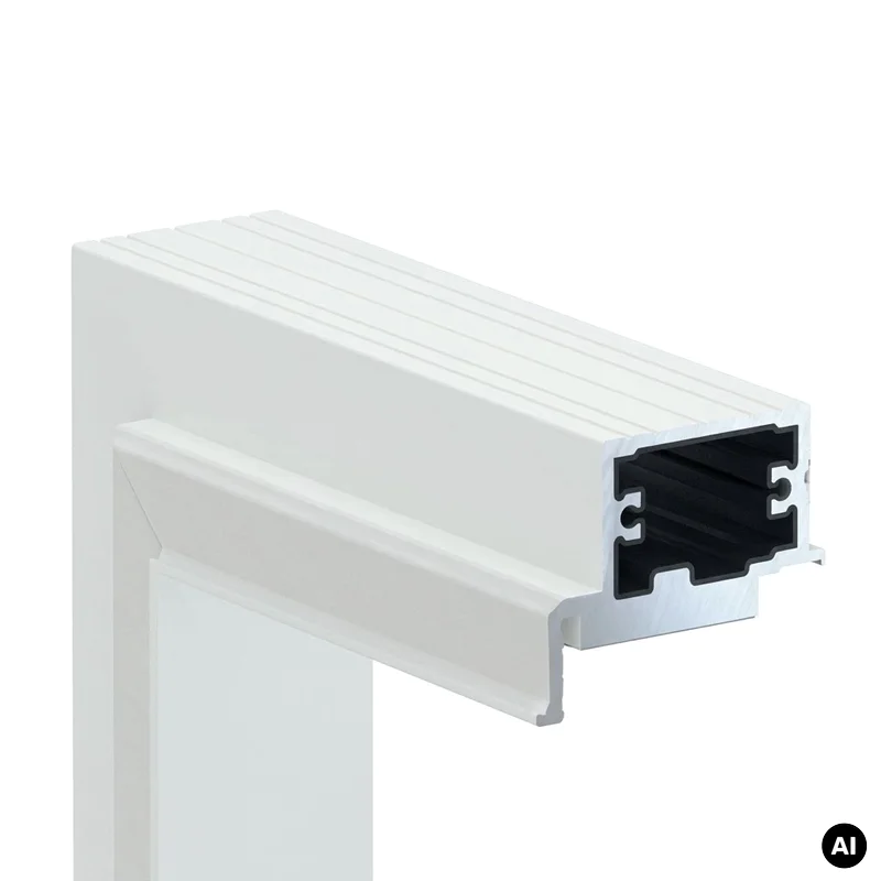 Ościeżnica Biała do drzwi ukrytych Porta Hide Odwrotna pr