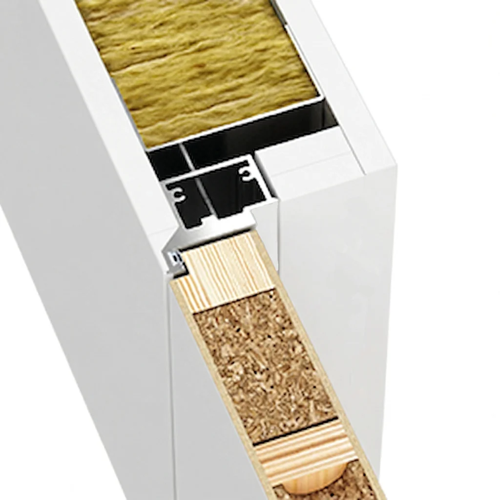 Ościeżnica Biała do drzwi ukrytych Porta Hide Odwrotna przylga (otwierane do wewnątrz) Prawa 80cm, OPP100LP08LBM0BN300000