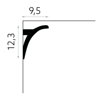 Listwa oświetleniowa sufitowa QL011, MDEQL011