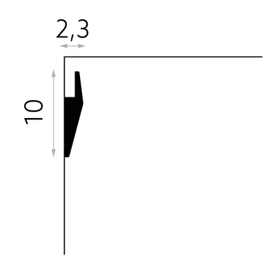 Listwa przypodłogowa PolyForce MD016, MDEMD016