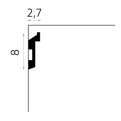 Listwa przypodłogowa PolyForce  MD024, MDEMD024