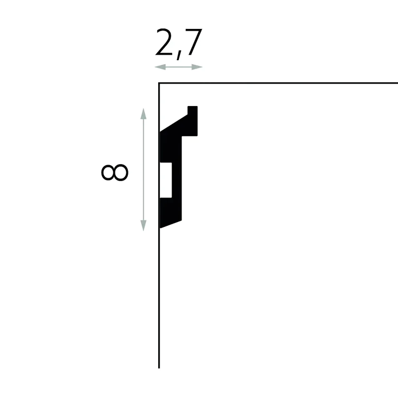 Listwa ścienna oświetleniowa PolyForce MD024, MDEMD024 -