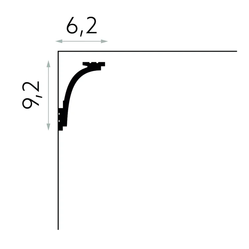 Listwa ścienna oświetleniowa PolyForce MD111, MDEMD111 - 3