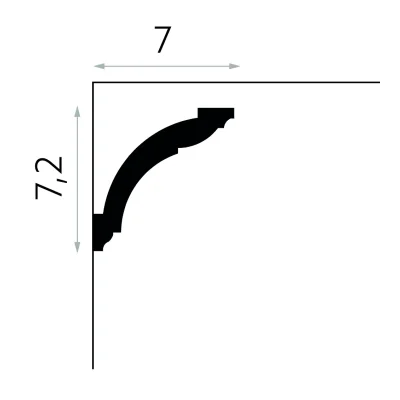 Listwa ścienna oświetleniowa PolyForce MD367, MDEMD367