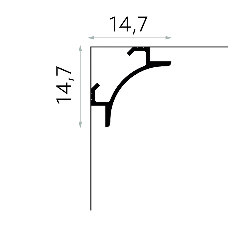 Listwa ścienna oświetleniowa PolyForce QL001, MDEQL001 - 2