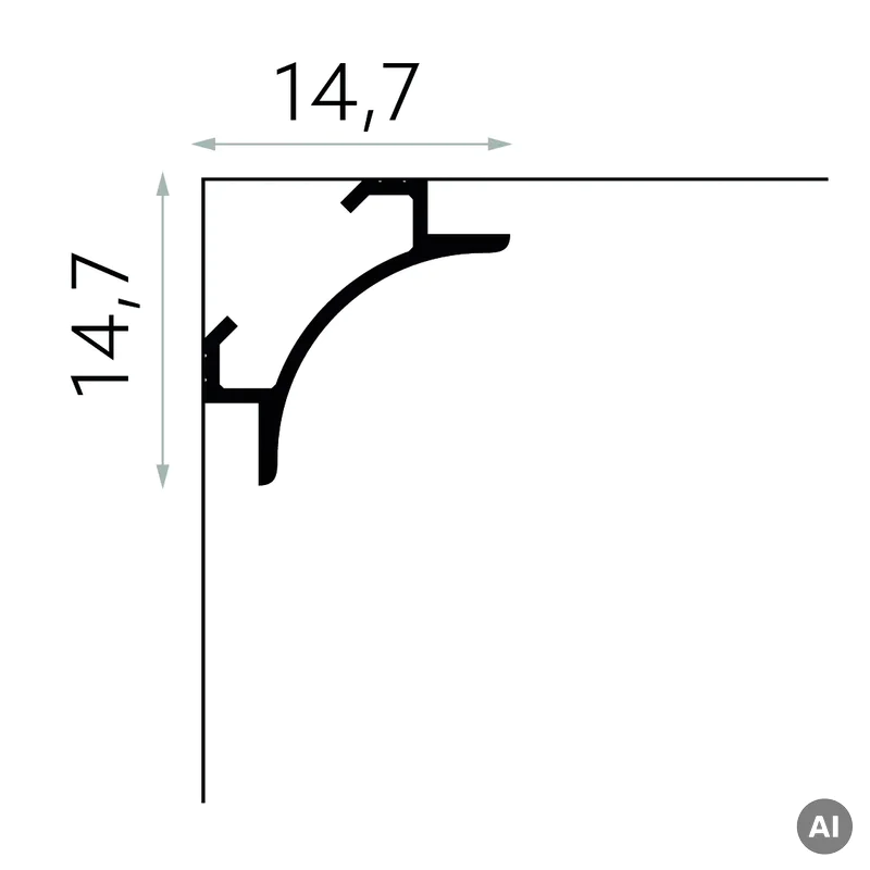 Listwa ścienna oświetleniowa PolyForce QL001, MDEQL001 - 2