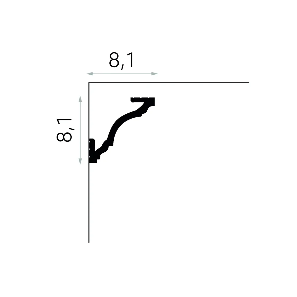 Listwa ścienna oświetleniowa PolyForce MD213, MDEMD213