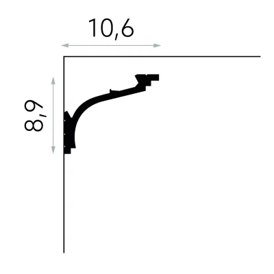 Listwa oświetleniowa sufitowa PolyForce MD110, MDEMD110