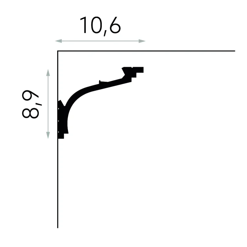 Listwa oświetleniowa sufitowa PolyForce MD110, MDEMD110 - 2