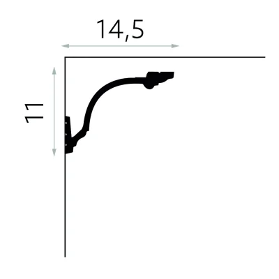 Listwa oświetleniowa sufitowa PolyForce MD156, MDEMD156