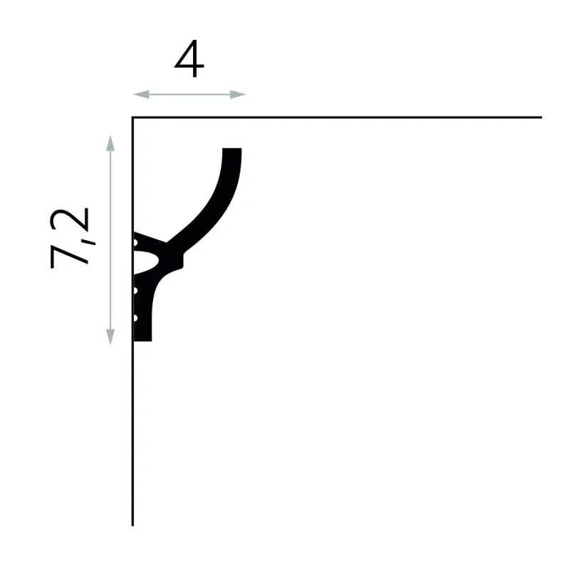 Listwa sufitowa oświetleniowa PolyForce MD070, MDEMD070 - 2