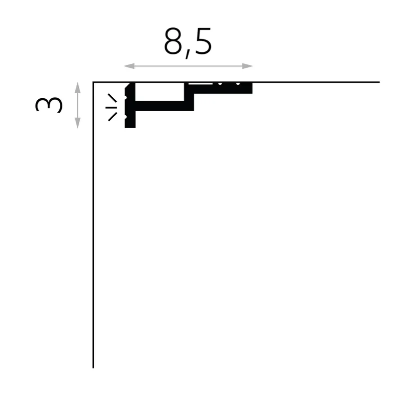 Listwa oświetleniowa QL024, MDEQL024 - 5