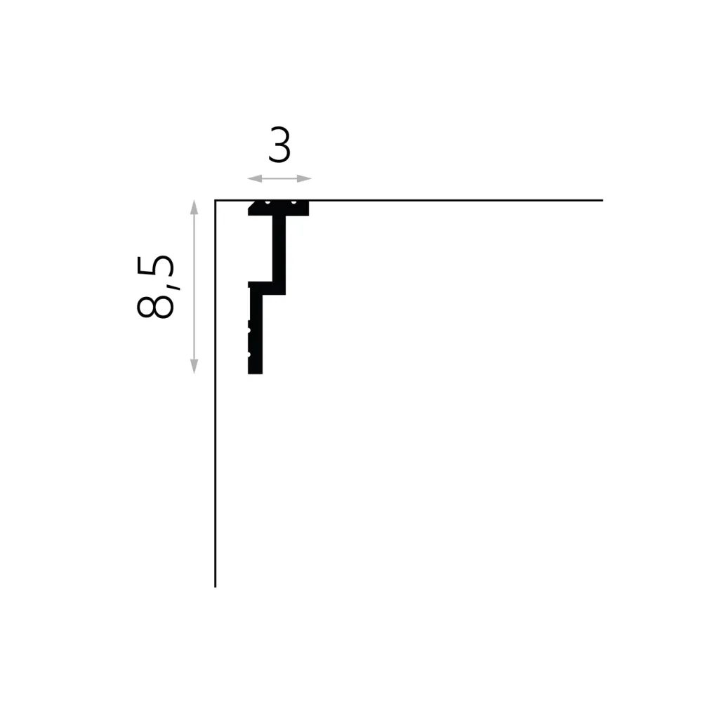 Listwa oświetleniowa QL024, MDEQL024