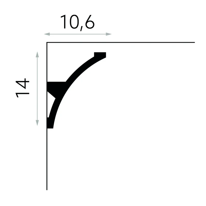 Listwa oświetleniowa ProFoam MDB101, MDPMDB101 - 2