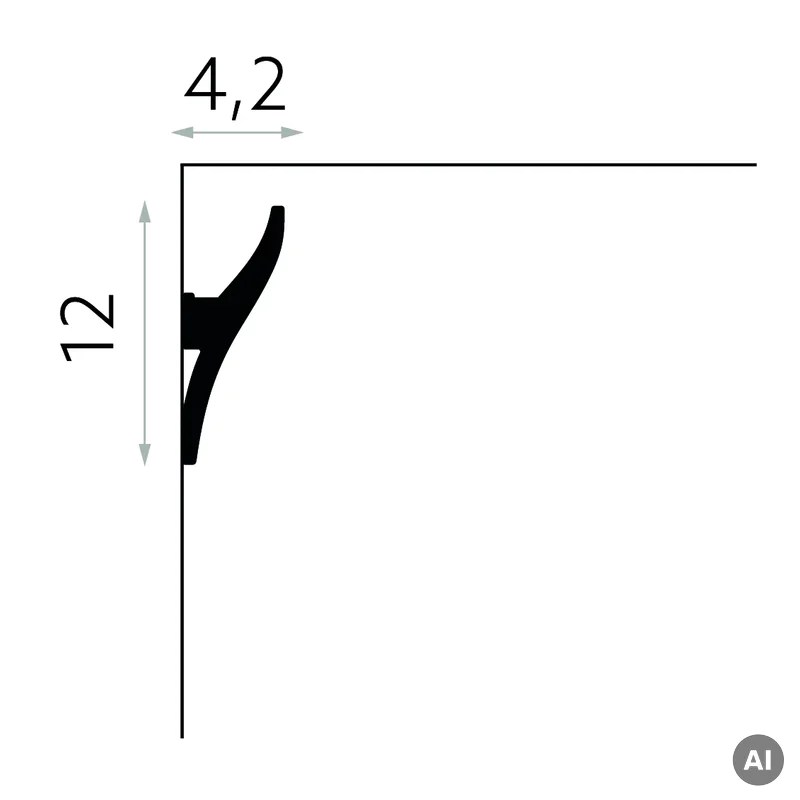 Listwa ścienna oświetleniowa Polyforce QL010, MDEQL010 - 2