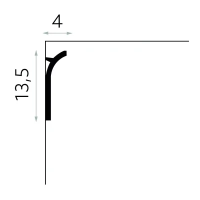 Listwa przypodłogowa PolyForce QS011, MDEQS011
