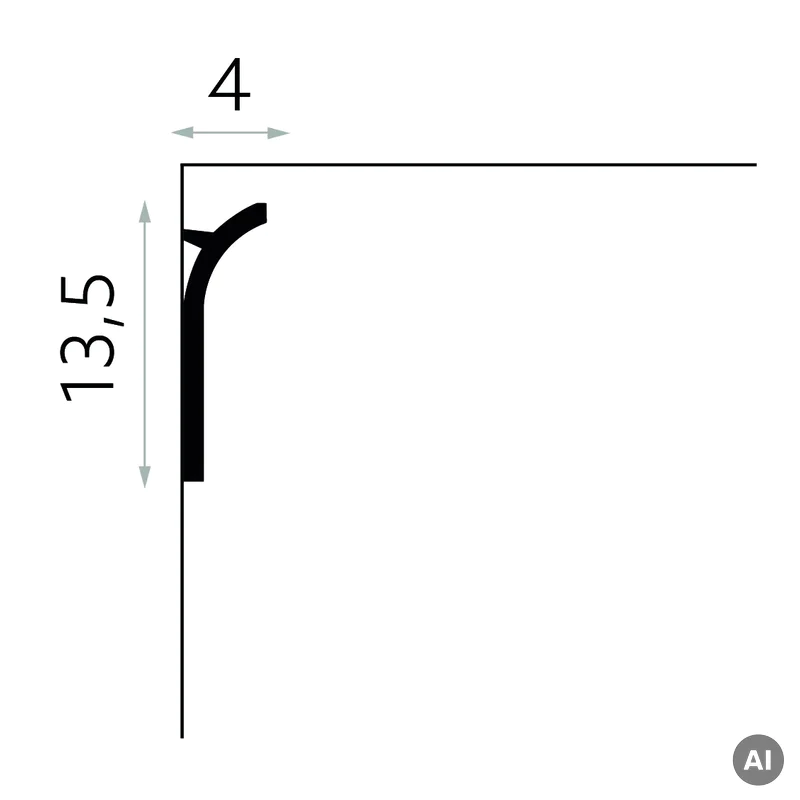 Listwa ścienna oświetleniowa PolyForce QS011, MDEQS011 - 3