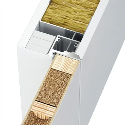 Ościeżnica Biała do drzwi ukrytych Porta Hide Bezprzylgowa (otwierane na zewnątrz) Prawa 80cm, OPA100LP08LBM0BN300000