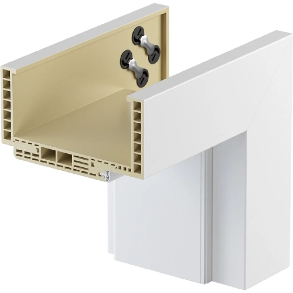 Zestaw Drzwi + Ościeżnica regulowana Hydro Protect B-C 95-135 Porta VERTE HOME G.2 prawe 80cm bezprzylgowe, SPAHG20P08DBIWBYUKA300, OPAC6B0P08DBI0BNU8C000