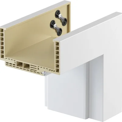 Zestaw Drzwi + Ościeżnica regulowana Hydro Protect B-C 95-135 Porta VERTE HOME G.2 prawe 80cm bezprzylgowe, SPAHG20P08DBIWBYUKA300, OPAC6B0P08DBI0BNU8C000