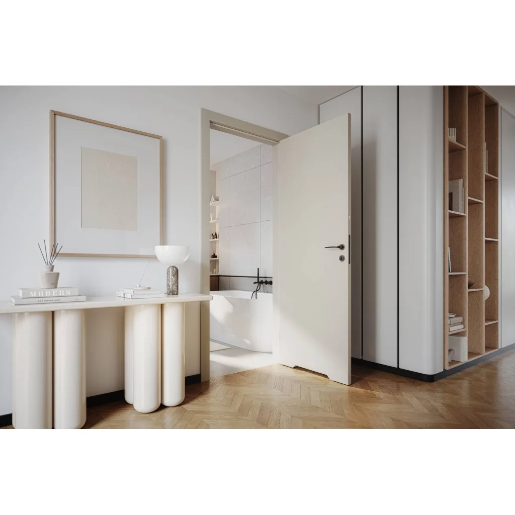 Zestaw Drzwi + Ościeżnica regulowana Hydro Protect B-C 95-135 Porta VERTE HOME G.2 prawe 80cm bezprzylgowe, SPAHG20P08DBIWBYUKA300, OPAC6B0P08DBI0BNU8C000