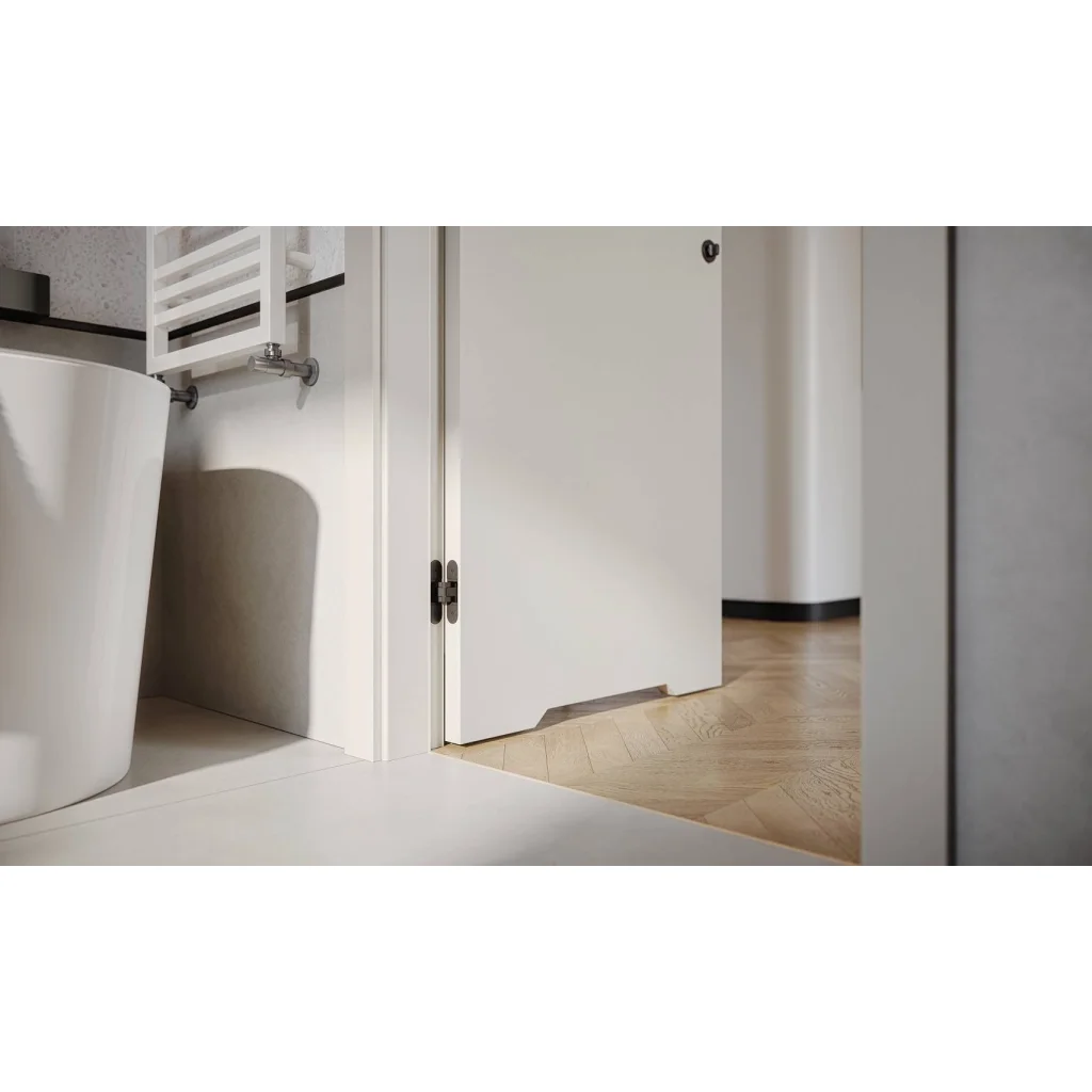 Zestaw Drzwi + Ościeżnica regulowana Hydro Protect B-C 95-135 Porta VERTE HOME G.2 prawe 80cm bezprzylgowe, SPAHG20P08DBIWBYUKA300, OPAC6B0P08DBI0BNU8C000