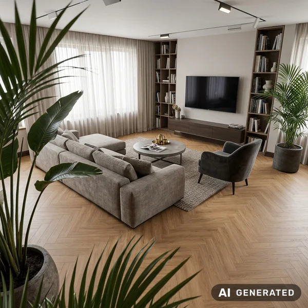 Panele podłogowe Jodełka Dąb Adagio Naturalny 8 mm AC5, A