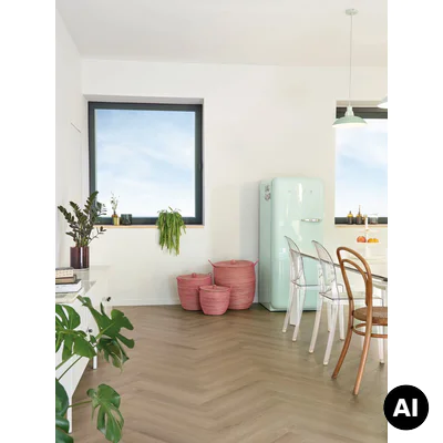 Podłoga drewniana Portofino Chevron Natural 14 mm, POR CH 110