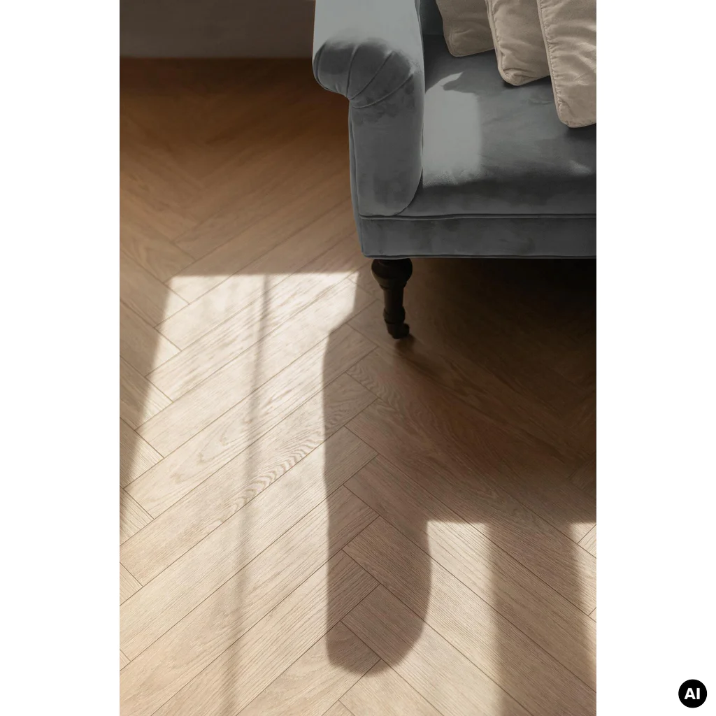 Panele podłogowe Jodełka Charme Light Natural A AC5 8 mm, 62002720