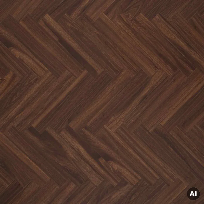 Panele podłogowe Jodełka Wallnut Brown B 8 mm AC5, 6200273