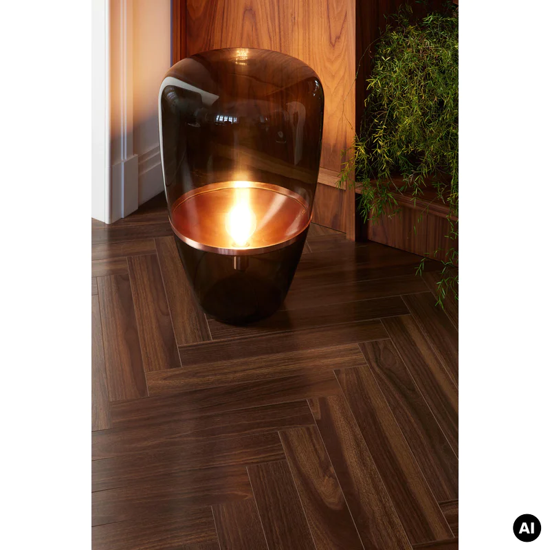 Panele podłogowe Jodełka Wallnut Brown A AC5 8 mm, 6200273