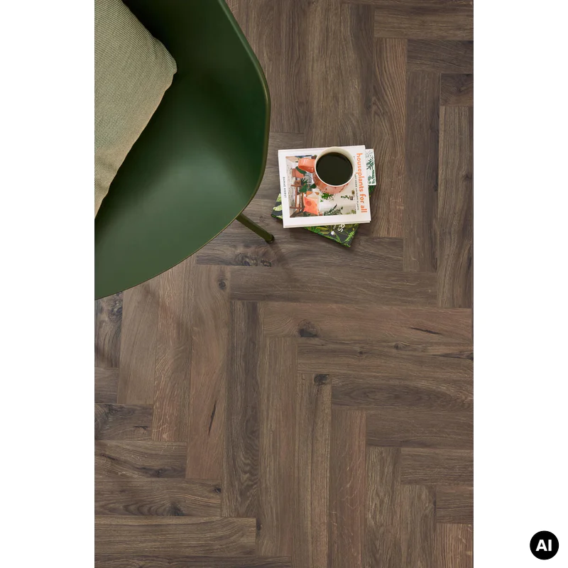 Panele podłogowe Jodełka Gyant Dark Brown A AC5 8 mm, 6200