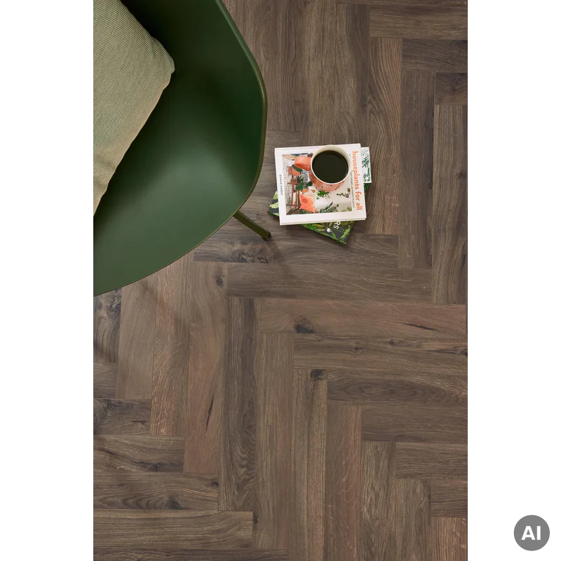 Panele podłogowe Jodełka Gyant Dark Brown A 8 mm AC5, 6200