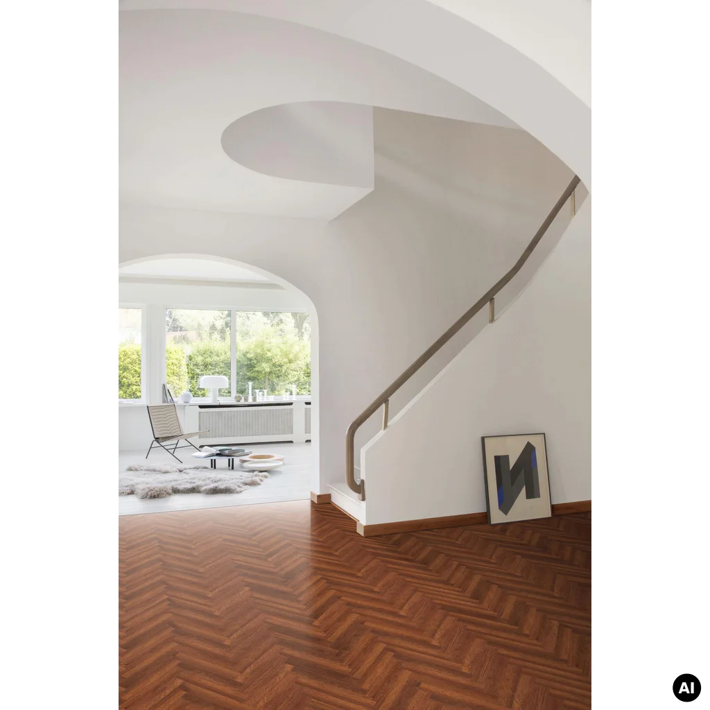 Panele podłogowe Jodełka Merbau Brown A AC5 8 mm, 62002708