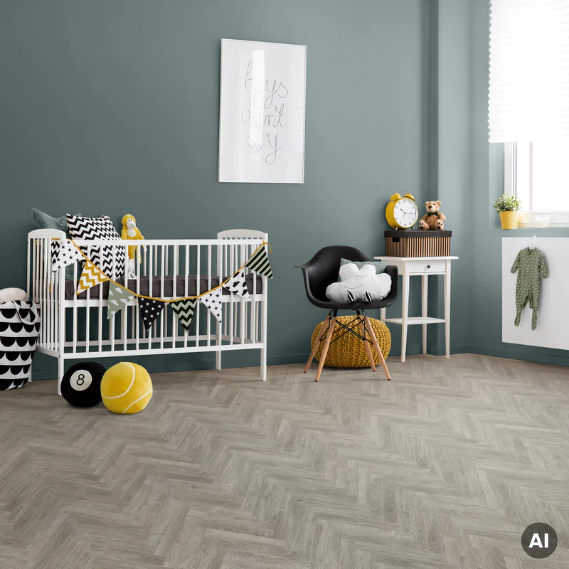 Panele podłogowe Jodełka Java Light Grey B 8 mm AC5, 62002