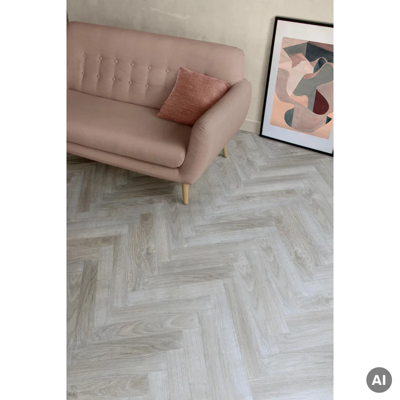 Panele podłogowe Jodełka Java Light Grey B 8 mm AC5, 62002