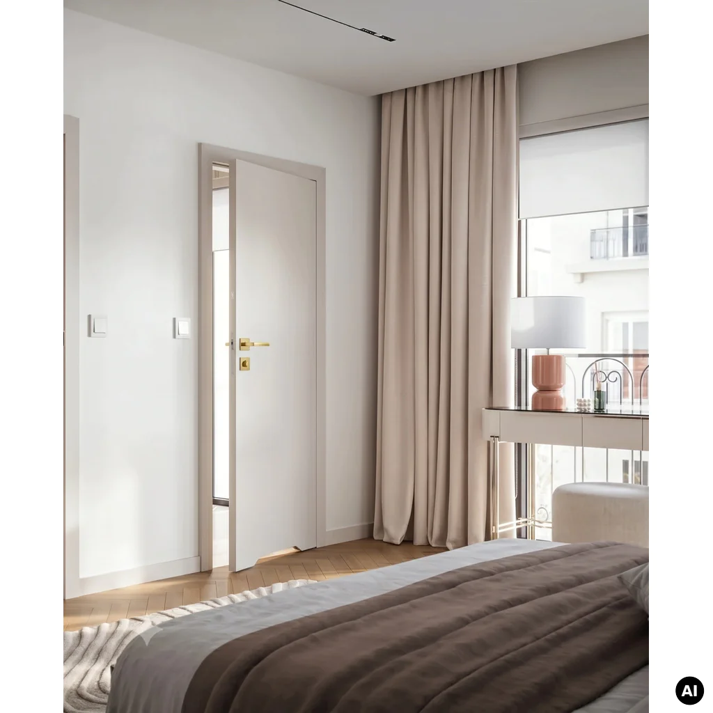 Drzwi Porta VECTOR Premium T Kaszmir Prawe 80cm bezprzylgowe WC, SPAPMT0P08WCAWAYU0H000
