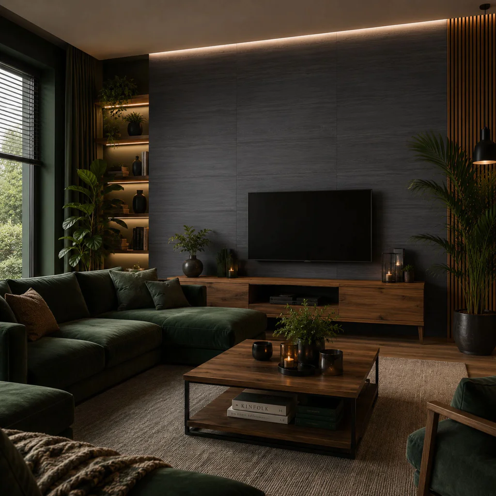 Panele ścienne Wood Carbon, 3021871