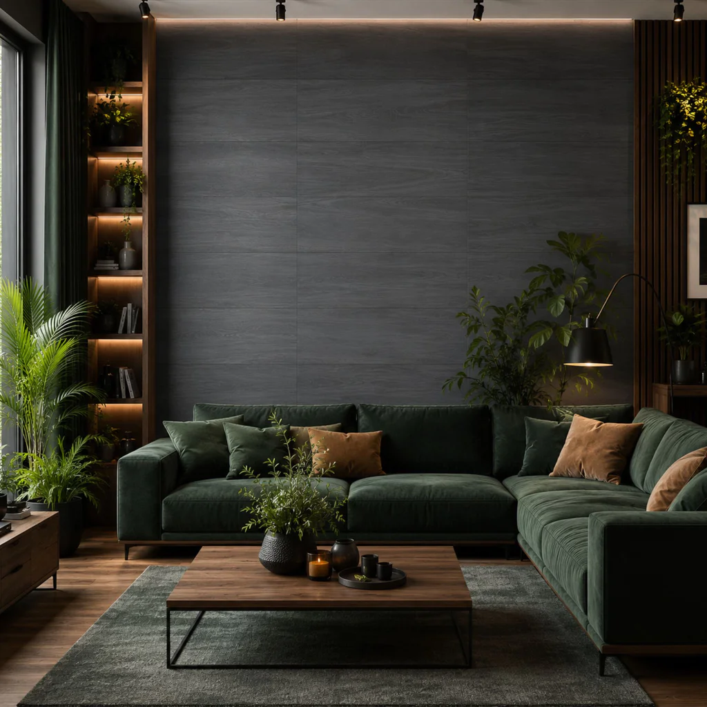 Panele ścienne Wood Carbon, 3021871