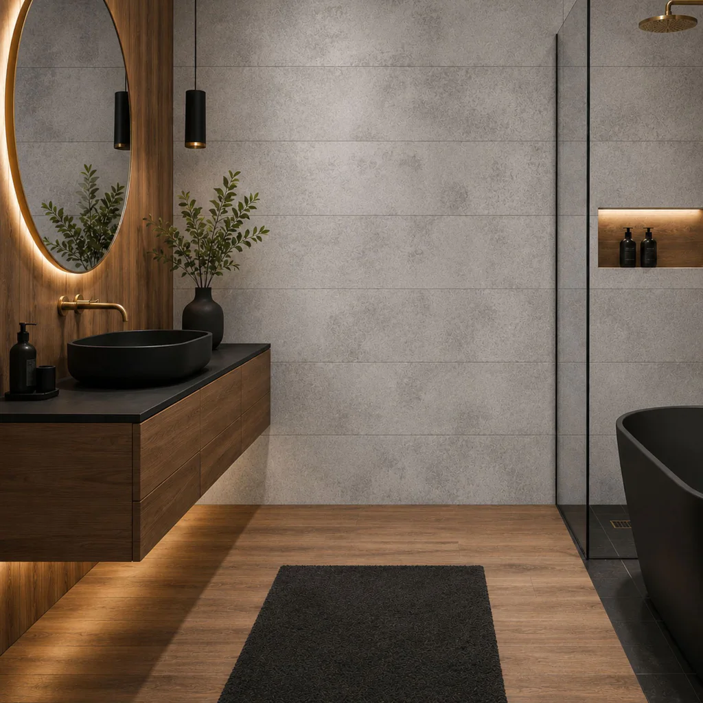 Panele ścienne Stone Grey, 3024150