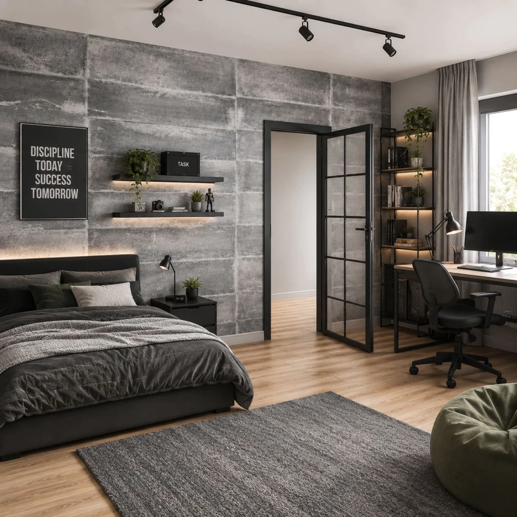 Panele ścienne Loft Concrete, 3024809
