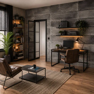 Panele ścienne Loft Concrete, 3024809