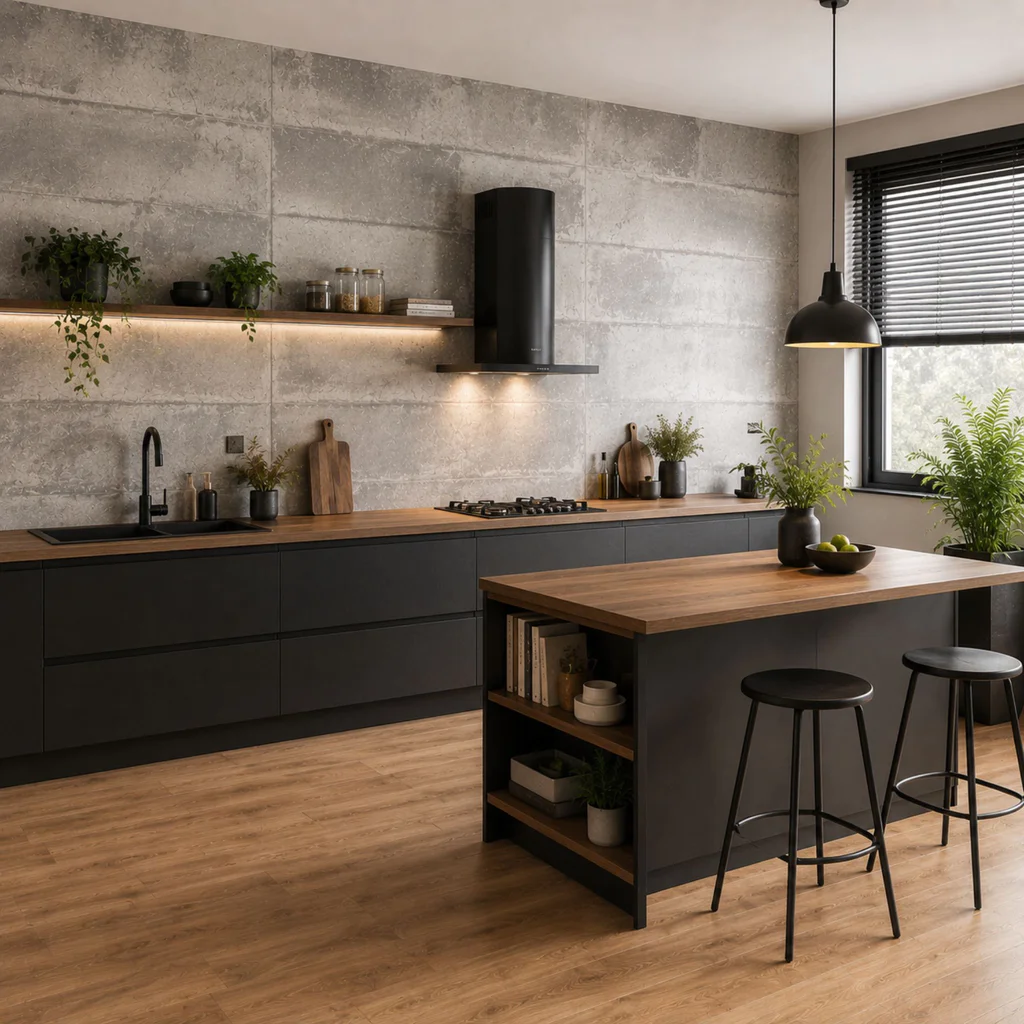 Panele ścienne Loft Concrete, 3024809