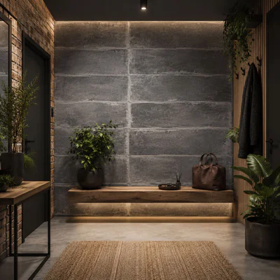 Panele ścienne Loft Concrete, 3024809
