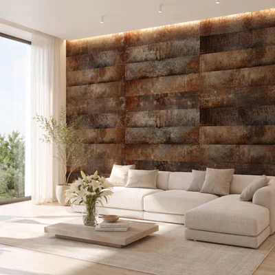Panele ścienne Loft Rusty, 3024813