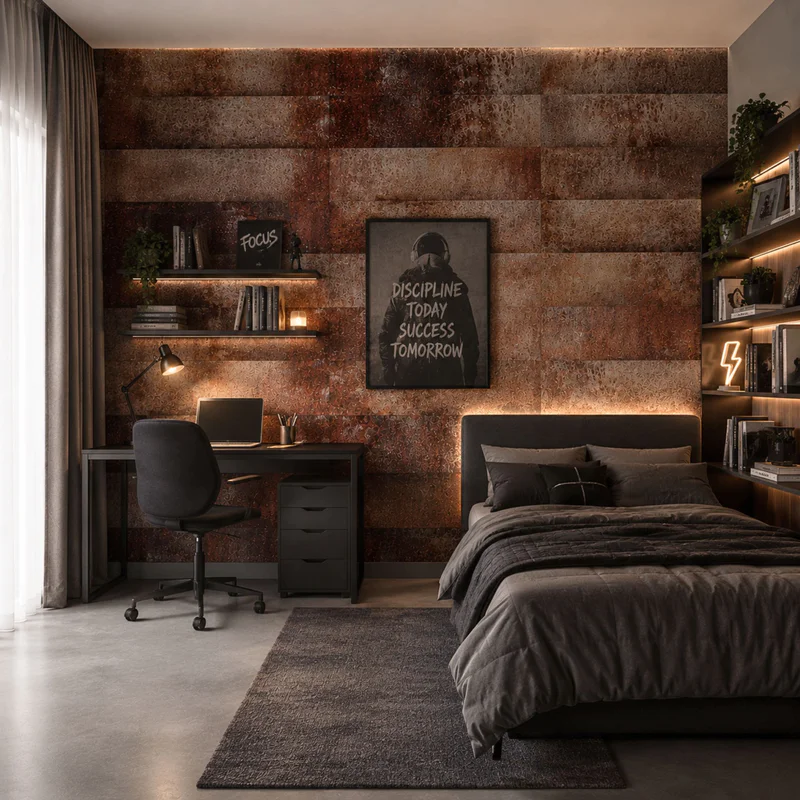 Panele ścienne Loft Rusty, 3024813 - 4