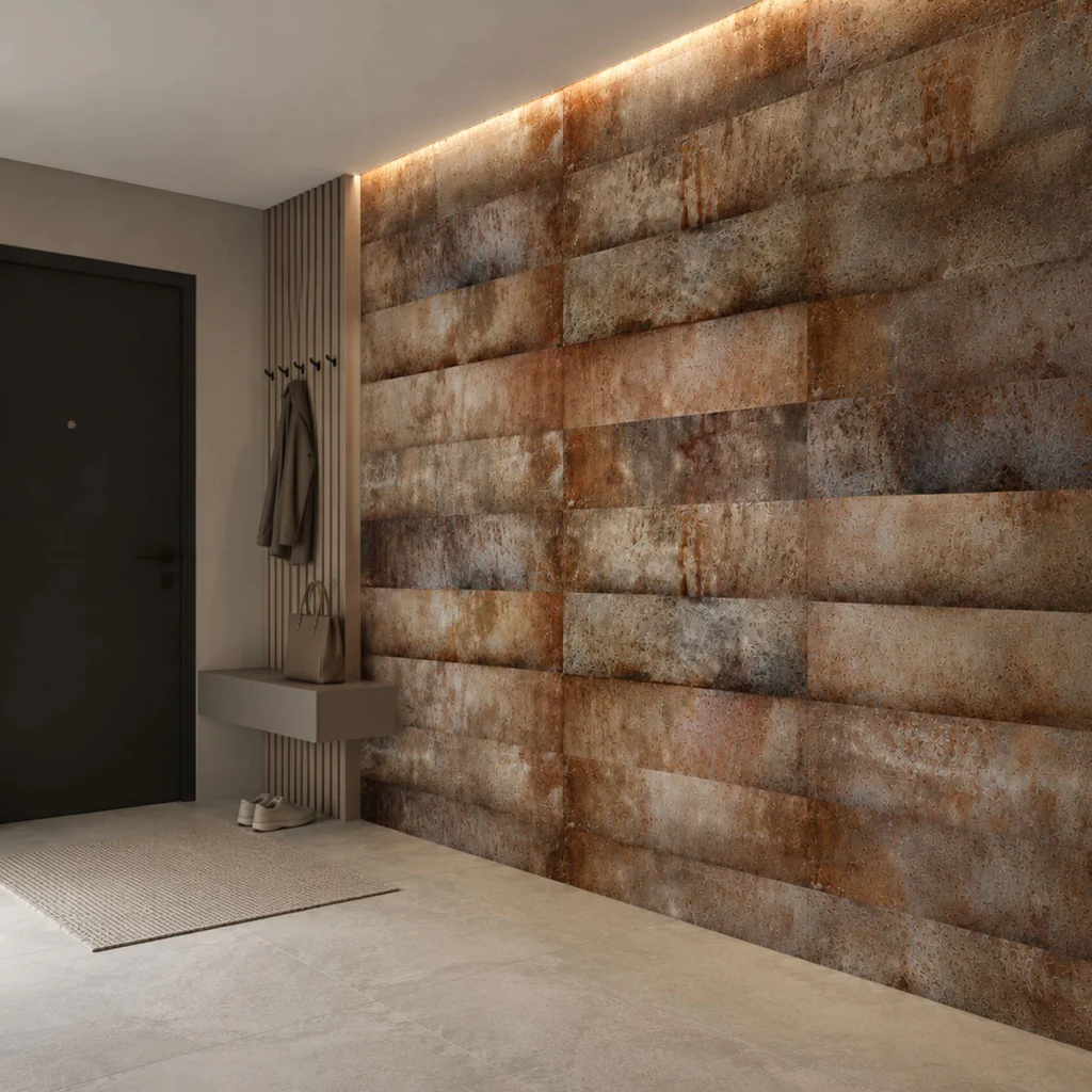Panele ścienne Loft Rusty, 3024813