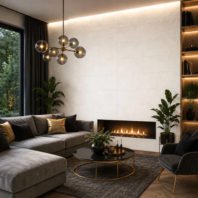Panele ścienne Stone Ivory, 3024820