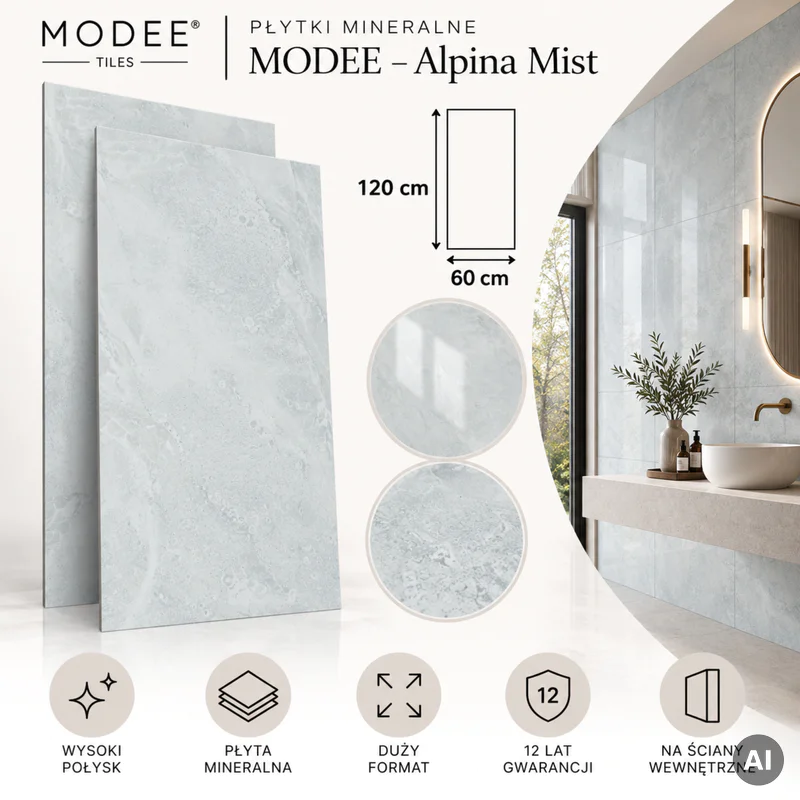 Panele ścienne Alpina Mist 549G, 5905167889961 - 5