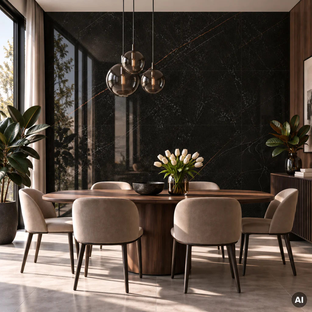 Panele ścienne Monreale Black 518G, 5905167889985